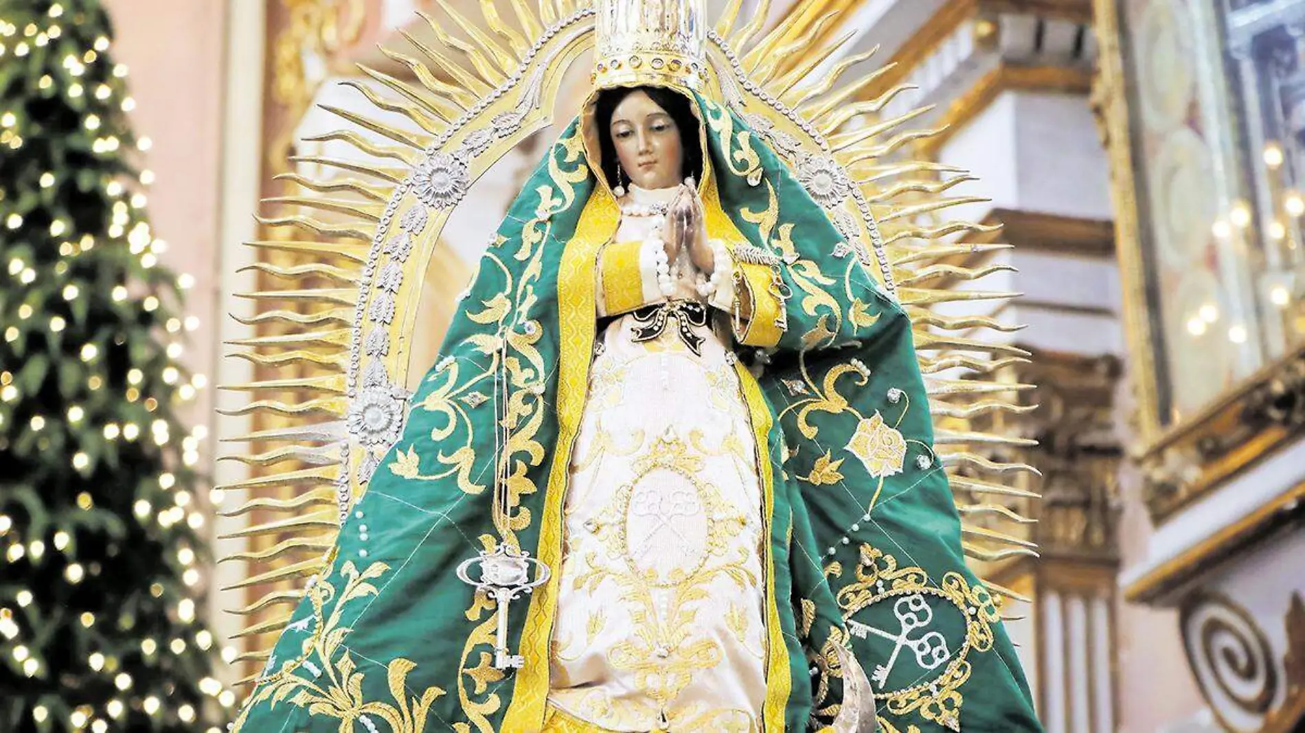 Virgen de la Preladita con la llave de la ciudad